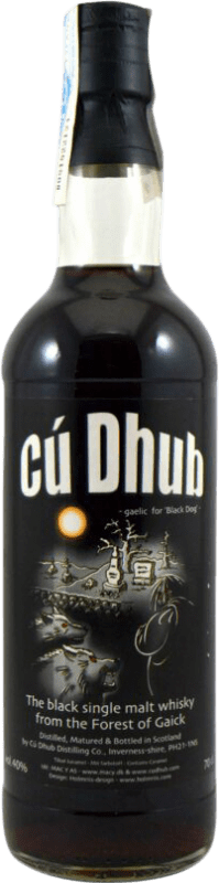 62,95 € Spedizione Gratuita | Whisky Single Malt Cú Dhub. The Black