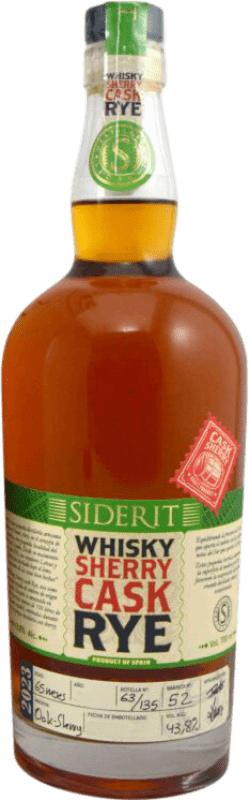76,95 € | 威士忌单一麦芽威士忌 Siderit Sherry Cask Rye 西班牙 70 cl