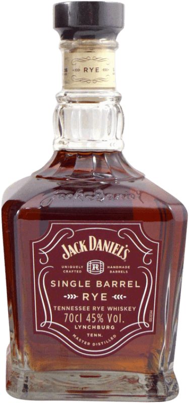 Envío gratis | Whisky Bourbon Jack Daniel's Single Barrel Rye Estados Unidos 70 cl