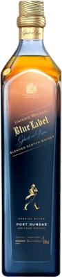 Whisky Blended Johnnie Walker Blue Label Ghost Port Dundas Rare — Exclusivo 1 L