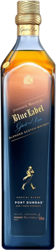 491,95 € | Whisky Blended Johnnie Walker Blue Label Ghost Port Dundas Rare — Exclusivo Reino Unido 1 L