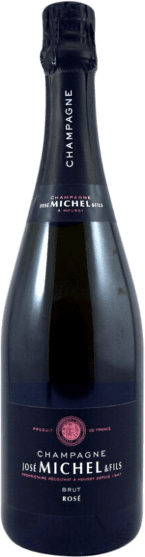 41,95 € | Розовое вино José Michel Rosé брют A.O.C. Champagne шампанское Франция Pinot Black, Pinot Meunier 75 cl
