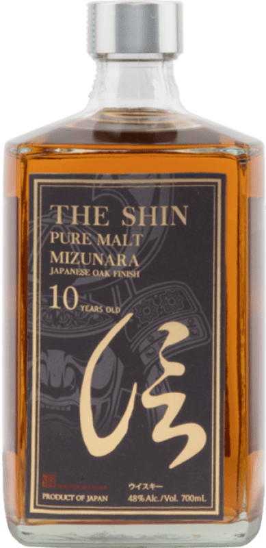 153,95 € Spedizione Gratuita | Whisky Single Malt Shinobu The Shin Mizunara Pure 10 Anni