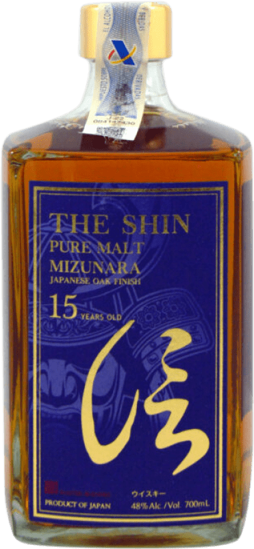 202,95 € | 威士忌单一麦芽威士忌 Shinobu The Shin Mizunara Pure 日本 15 岁 70 cl