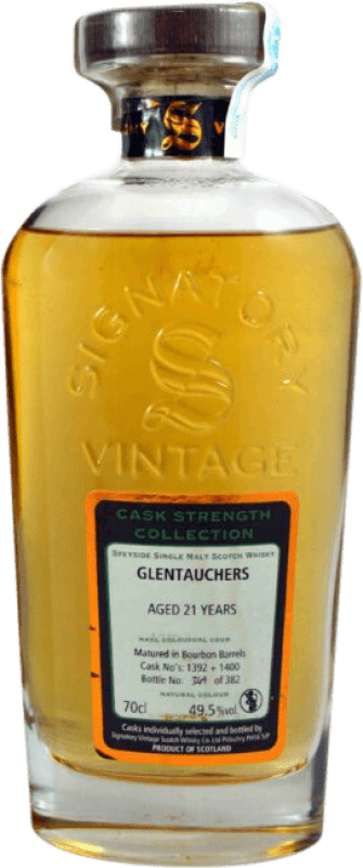 送料無料 | ウイスキーシングルモルト Signatory Vintage Cask Strength Collection at Glentauchers イギリス 21 年 70 cl