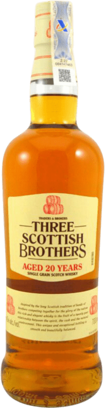 Envío gratis | Whisky Single Malt Three Scottish Brothers Reino Unido 20 Años 70 cl