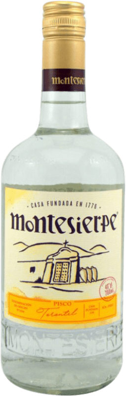 Envio grátis | Aguardente Pisco Montesierpe Torontel Peru 70 cl