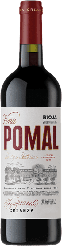 Бесплатная доставка | Красное вино Bodegas Bilbaínas Viña Pomal Centenario старения D.O.Ca. Rioja Ла-Риоха Испания Tempranillo 75 cl