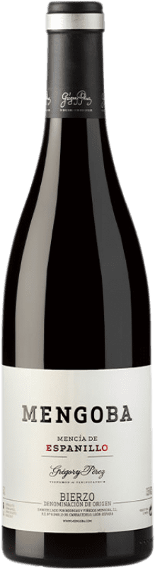 27,95 € Free Shipping | Red wine Mengoba Mencía de Espanillo Crianza D.O. Bierzo Castilla y León Spain Mencía, Grenache Tintorera Bottle 75 cl