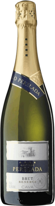 9,95 € Бесплатная доставка | Белое игристое Perelada брют Резерв D.O. Cava