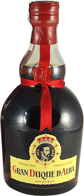 Envio grátis | Brandy Conhaque Williams & Humbert Gran Duque de Alba Espanha Garrafa Miniatura 5 cl