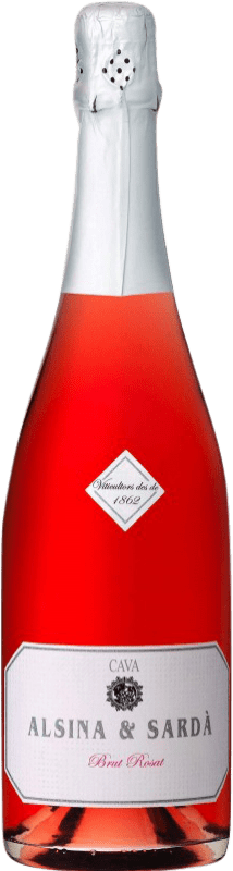 Envio grátis | Espumante rosé Alsina Sardà Rosado D.O. Cava Espanha Trepat 75 cl