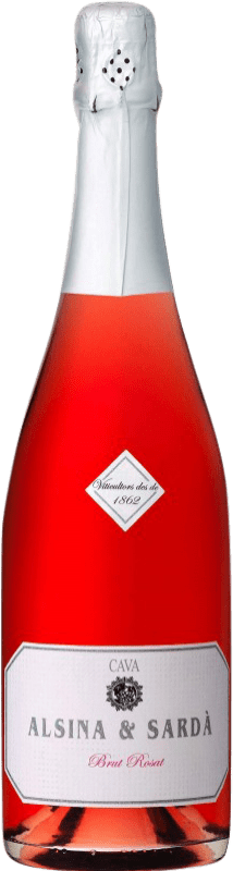 Envío gratis | Espumoso Rosado Alsina & Sardà D.O. Cava España Trepat 75 cl