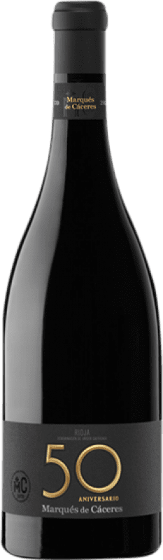 174,95 € Free Shipping | Red wine Marqués de Cáceres 50 Aniversario Reserva D.O.Ca. Rioja The Rioja Spain Tempranillo, Grenache Bottle 75 cl