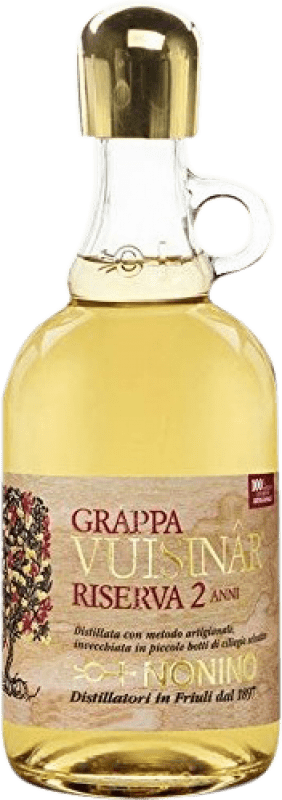 34,95 € Free Shipping | Grappa Nonino Vuisinâr Italy 2 Years Bottle 70 cl