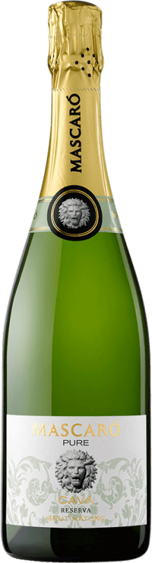 23,95 € Free Shipping | White Sparkling Wine Mascaró Brut Nature Pure D.O. Cava