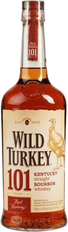 32,95 € | Whisky Bourbon Wild Turkey 101 Estados Unidos 1 L