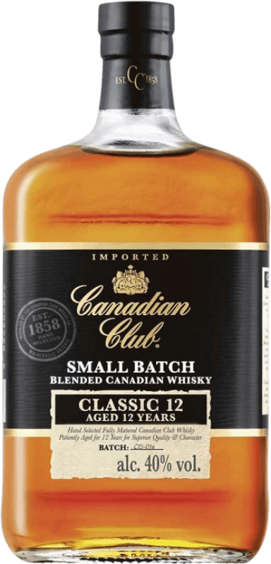 24,95 € | Купажированный виски Suntory Canadian Club Small Batch — Малая партия, Классический Канада 12 Лет 1 L