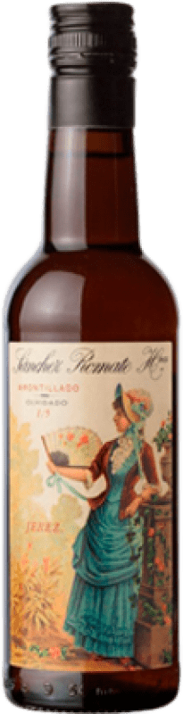 Бесплатная доставка | Крепленое вино Sánchez Romate Olvidado Amontillado D.O. Jerez-Xérès-Sherry Андалусия Испания Palomino Fino Половина бутылки 37 cl