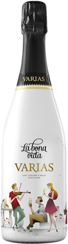 7,95 € 免费送货 | 白起泡酒 Cava Varias La Bona Vida D.O. Cava