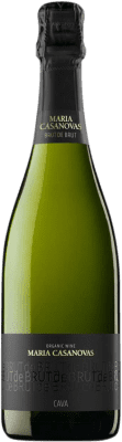 Envío gratis | Espumoso blanco Maria Casanovas Brut Nature D.O. Cava Cataluña España Pinot Negro, Macabeo, Xarel·lo, Chardonnay, Parellada Media Botella 37 cl