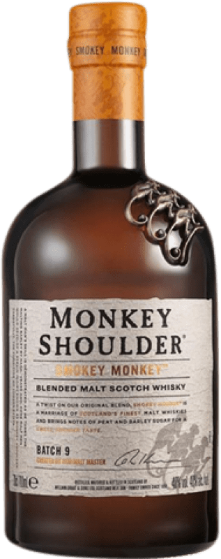 47,95 € | Blended Whisky Grant & Sons Monkey Shoulder Smokey Ecosse Royaume-Uni 70 cl