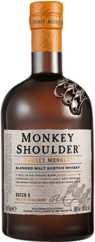 免费送货 | 威士忌混合 Grant & Sons Monkey Shoulder Smokey 苏格兰 英国 70 cl