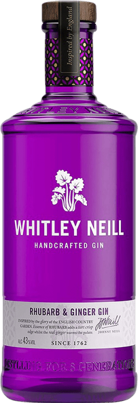 Kostenloser Versand | Gin Whitley Neill Rhubarb & Ginger Gin Großbritannien 1 L