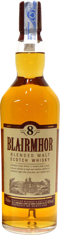 Free Shipping | Whisky Blended Blairmhor Scotland United Kingdom 8 Years 70 cl
