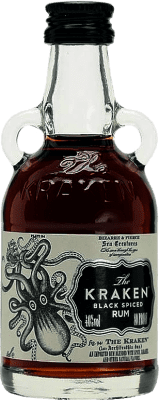 4,95 € | Rum The Kraken Black Spiced Trinidad und Tobago Miniaturflasche 5 cl
