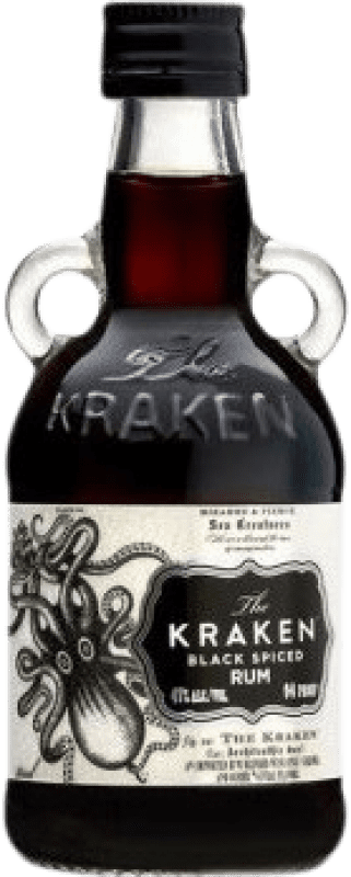 送料無料 | ラム Kraken Black Rum Spiced ミニチュアボトル 5 cl