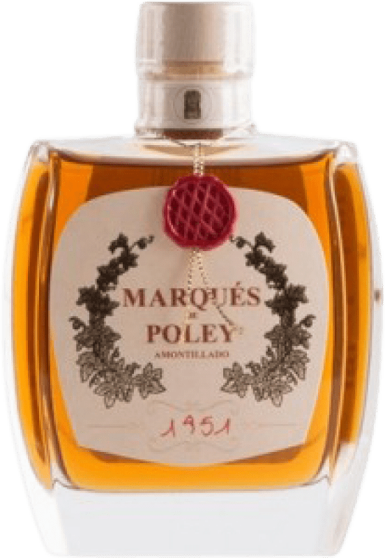 Бесплатная доставка | Крепленое вино Toro Albalá Marqués de Poley Amontillado 1951 D.O. Montilla-Moriles Испания Pedro Ximénez фляжка бутылка 20 cl