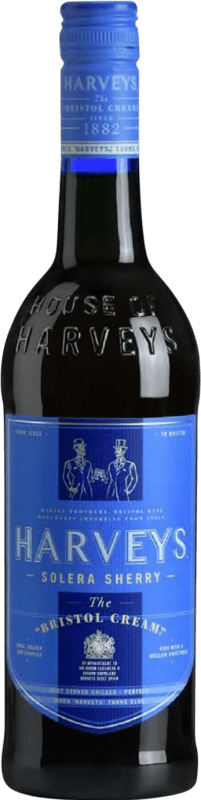 9,95 € | Крепленое вино Harvey's Bristol Cream D.O. Jerez-Xérès-Sherry Андалусия Испания Palomino Fino, Pedro Ximénez 75 cl