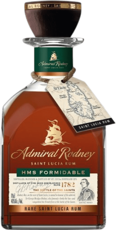 送料無料 | ラム Admiral Rodney Formidable Rare セントルシア 70 cl