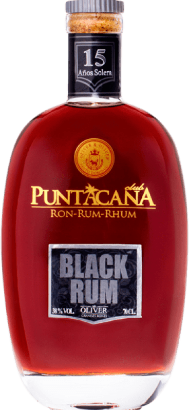 Envío gratis | Ron Puntacana Black República Dominicana 70 cl