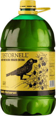 Aceite de Oliva L'Estornell Quality Restaurant AOVE Virgen Extra Garrafa 5 L