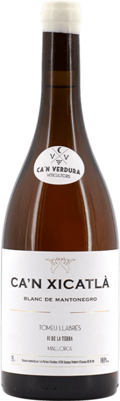 Free Shipping | White wine Ca'n Verdura Can Xicatlá Blanc Aged I.G.P. Vi de la Terra de Mallorca Majorca Spain Mantonegro 75 cl