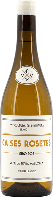 Envoi gratuit | Vin blanc Ca'n Verdura Can Ses Rosetes Crianza I.G.P. Vi de la Terra de Mallorca Majorque Espagne Giró Blanco 75 cl