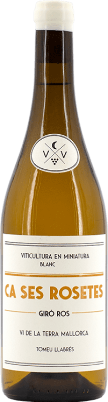 Free Shipping | White wine Ca'n Verdura Can Ses Rosetes Aged I.G.P. Vi de la Terra de Mallorca Majorca Spain Giró Blanco 75 cl