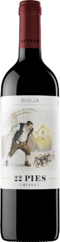Free Shipping | Red wine Locos por el Vino 22 Pies Aged D.O.Ca. Rioja The Rioja Spain Tempranillo Magnum Bottle 1,5 L