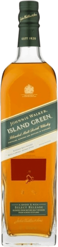 Envoi gratuit | Blended Whisky Johnnie Walker Island Green Ecosse Royaume-Uni 1 L