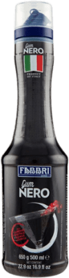 Envío gratis | Schnapp Fabbri Puré Gum Nero Italia Botella Medium 50 cl Sin Alcohol