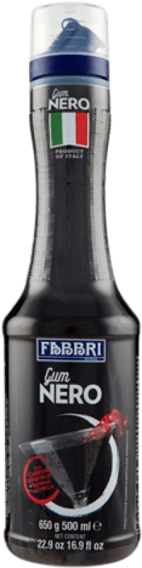 Envío gratis | Schnapp Fabbri Puré Gum Nero Italia Botella Medium 50 cl Sin Alcohol