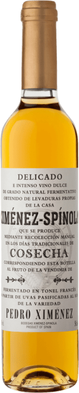 Kostenloser Versand | Süßer Wein Ximénez-Spínola Delicado D.O. Jerez-Xérès-Sherry Andalusien Spanien Pedro Ximénez Medium Flasche 50 cl