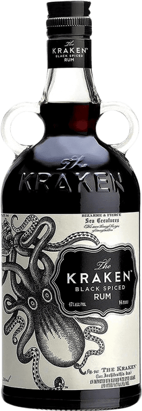 25,95 € | 朗姆酒 Kraken Black Rum Spiced 特立尼达和多巴哥 70 cl