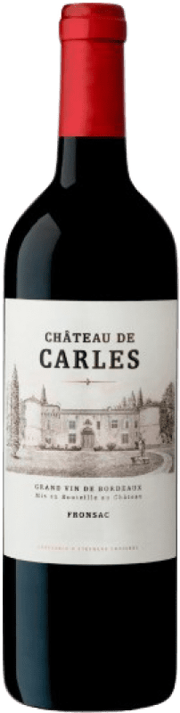 19,95 € | Красное вино Château Haut-Carles A.O.C. Fronsac Франция Merlot, Cabernet Franc, Malbec 75 cl