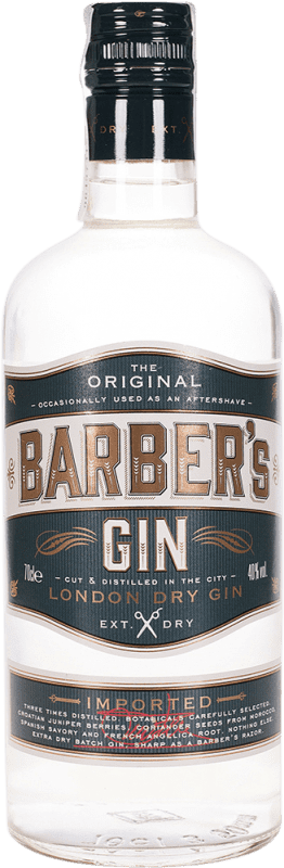 Envío gratis | Ginebra Barber's Gin 70 cl