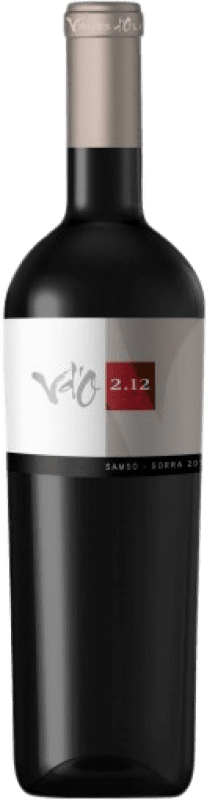 42,95 € | Red wine Olivardots Vd'O 2.12 Sorra D.O. Empordà Catalonia Spain Samsó Bottle 75 cl