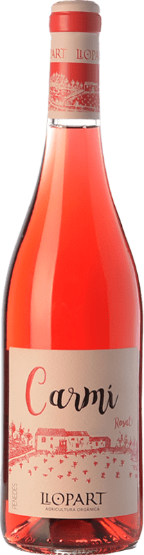 8,95 € Free Shipping | Rosé wine Llopart Carmí D.O. Penedès Catalonia Spain Grenache, Sumoll Bottle 75 cl