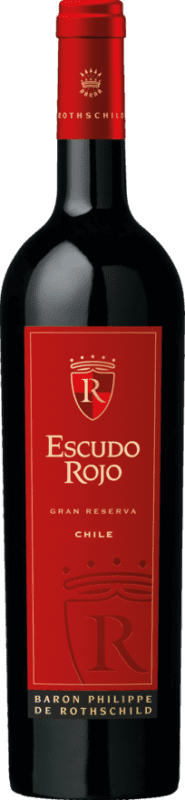 Kostenloser Versand | Rotwein Philippe de Rothschild Escudo Rojo Blend I.G. Valle Central Zentrales Tal Chile Syrah, Cabernet Sauvignon, Cabernet Franc, Carmenère 75 cl